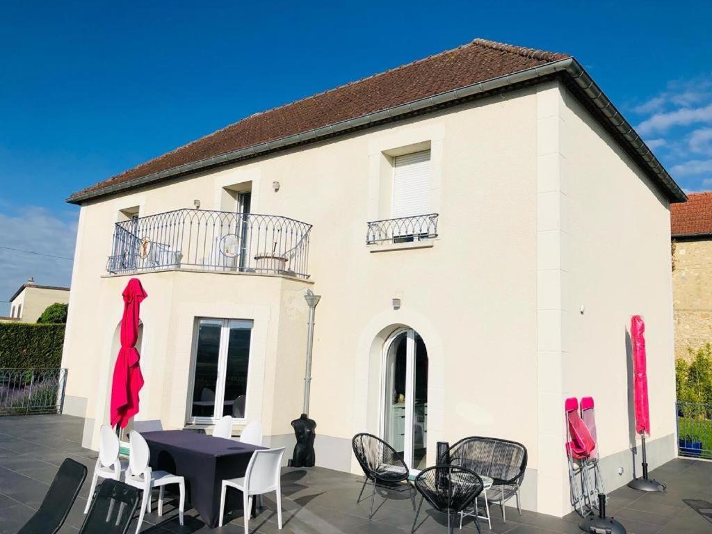 Floressens En Champagne Terrasse Privative Sur Le Vignoble Villa Fleury-la-Riviere Exterior foto